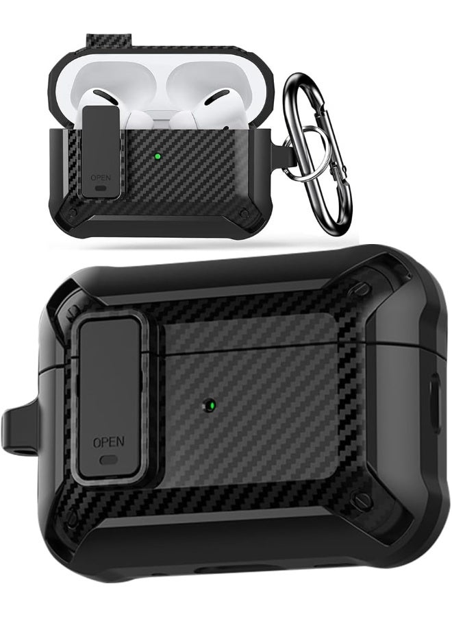 ECVV AirPods Pro 2 2nd Generation Case Cover, Slim-Fit Shockproof Protective AirPods Pro 1st Case with Keychain Full Body Hard Shell Cover for AirPod Pro 2 - Image 1