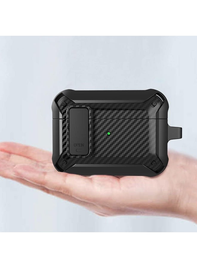 ECVV AirPods Pro 2 2nd Generation Case Cover, Slim-Fit Shockproof Protective AirPods Pro 1st Case with Keychain Full Body Hard Shell Cover for AirPod Pro 2 - Image 4