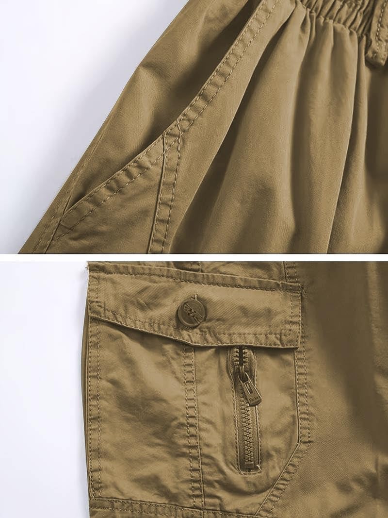 TAGDO® Men's Cargo |Cargo Pants for Men|Cotton Pant| Men's Classic Cargo Pant (RF-Cargo-2002-Gold-34) - Image 2