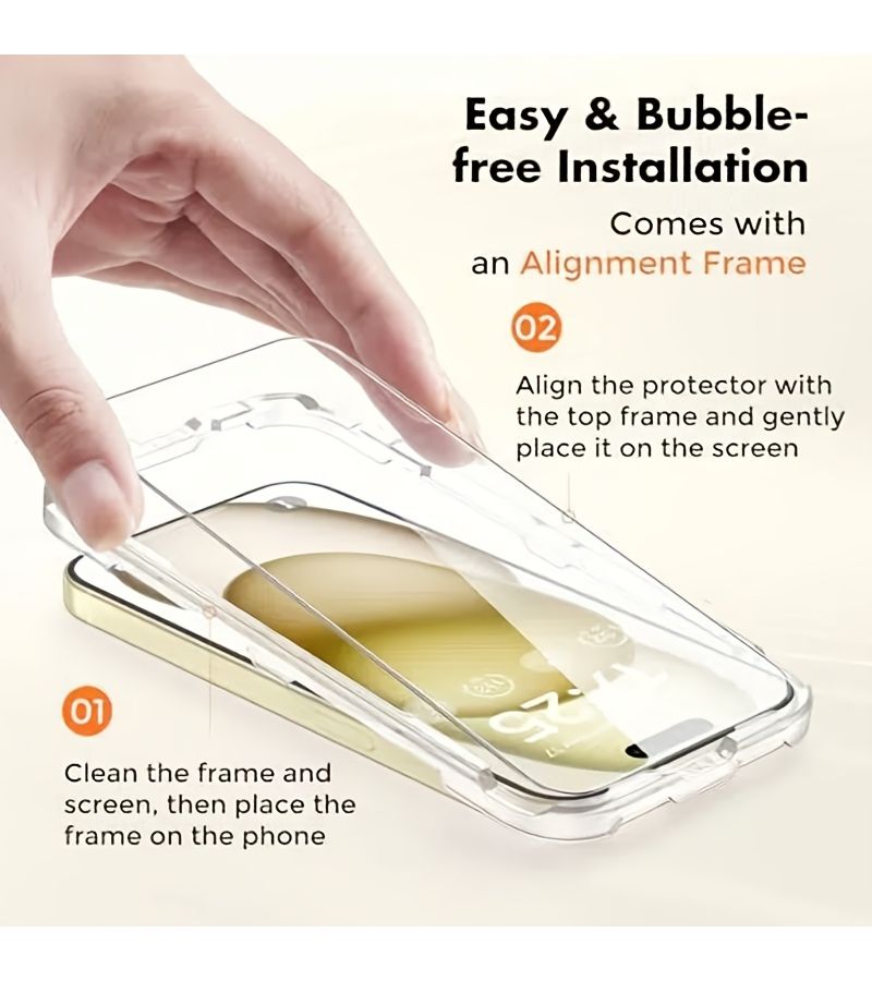 2 Pack Full Transparency HD Tempered Glass Screen Protector For iPhone 14 - Image 5