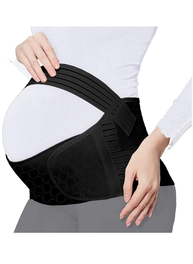 Pregnancy Belt, 3 in 1 Maternity Support Belt Belly Band Back Brace Abdominal Binder Waist Support, Lightweight, Breathable, and Adjustable - Image 1