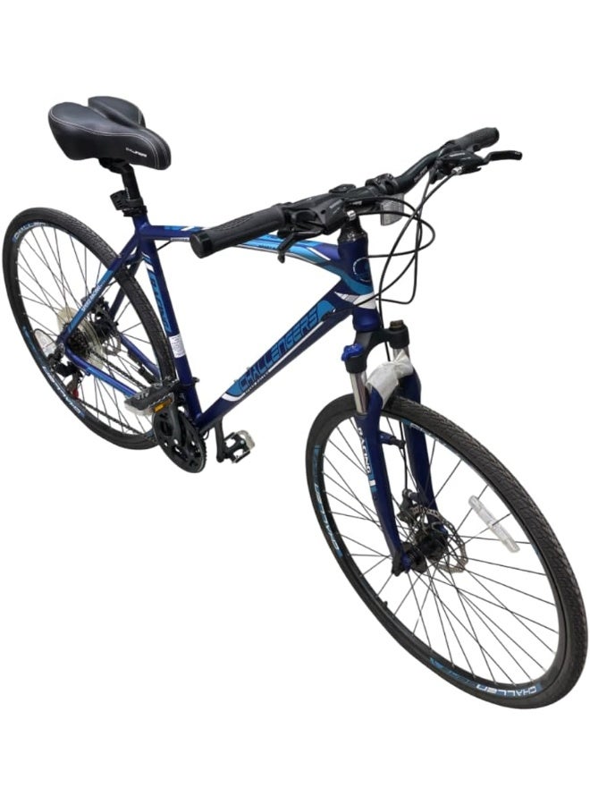 Challenger Pro-Series Hybrid Aluminum Bicycle with Suspension - 21 speeds, 27" frame - Image 3
