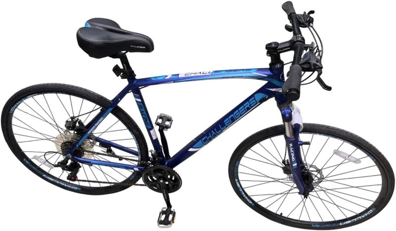 Challenger Pro-Series Hybrid Aluminum Bicycle with Suspension - 21 speeds, 27" frame - Image 2