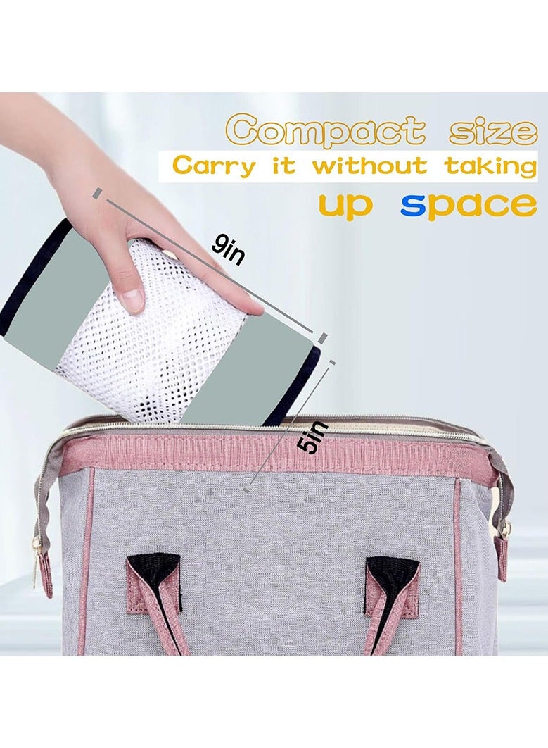 Adjustable Baby Holder Carrier, Baby Half Wrapped Sling Hip Carrier, Baby Sling Carrier with Safety Buckle One Shoulder Labor-Saving Breathable Mesh Fabric for Newborn to Toddler - Image 4