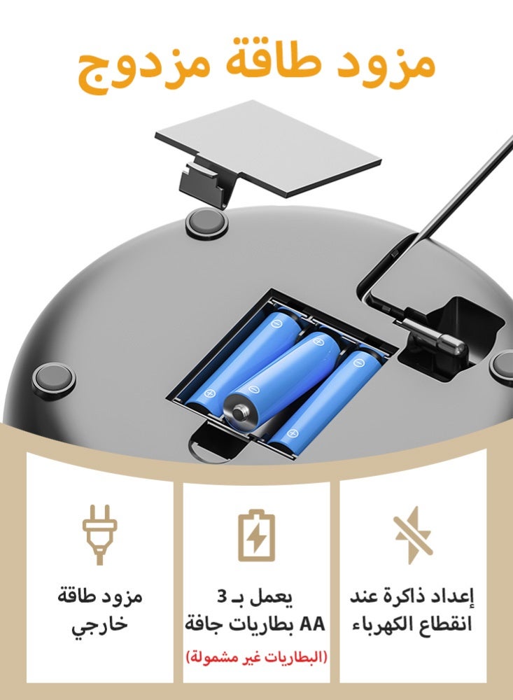 لابيت مغذي أوتوماتيكي للقطط بسعة 4 لتر – جهاز ذكي من الستانلس ستيل مع مؤقت، تصميم مضاد للانحشار، مثالي للاستخدام اليومي والسفر (للقطط والكلاب الصغيرة والمتوسطة) - Image 5