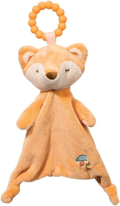 Douglas Baby Fox Teether Plush Stuffed Animal Toy