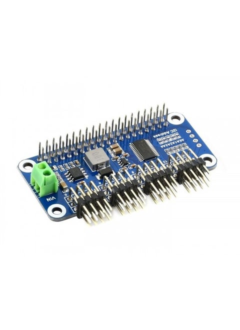 Waveshare 16-Channel 12-bit I2C Servo Driver HAT B for Raspberry Pi