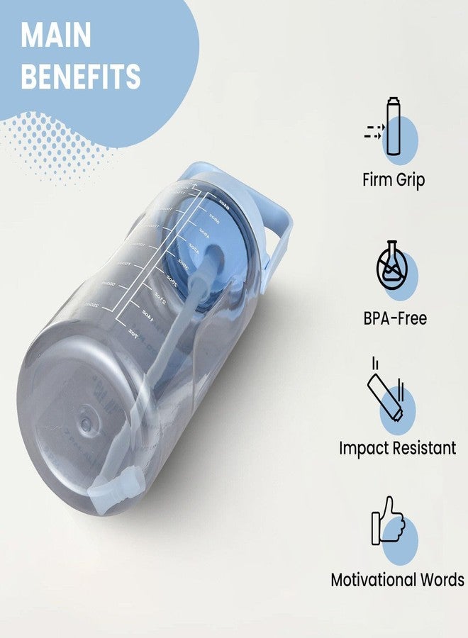 LAZYwindow Sipper and Lunch Box Combo, 2L, BPA-Free, Food-Grade, Leak-Proof, Meal Prep Set - Image 5