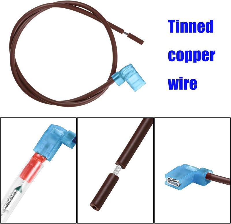 RV Water Heater Thermal Cutoff Kit - ECO Thermostat Assembly - Compatible with Atwood 91447 93866 Models # GCH6-4E GCH6-6E G6A-7E G6A-8E GC6AA-9E GCH10A-2E G610-3E GH610-3E XT Series (2 Pcs) - Image 4