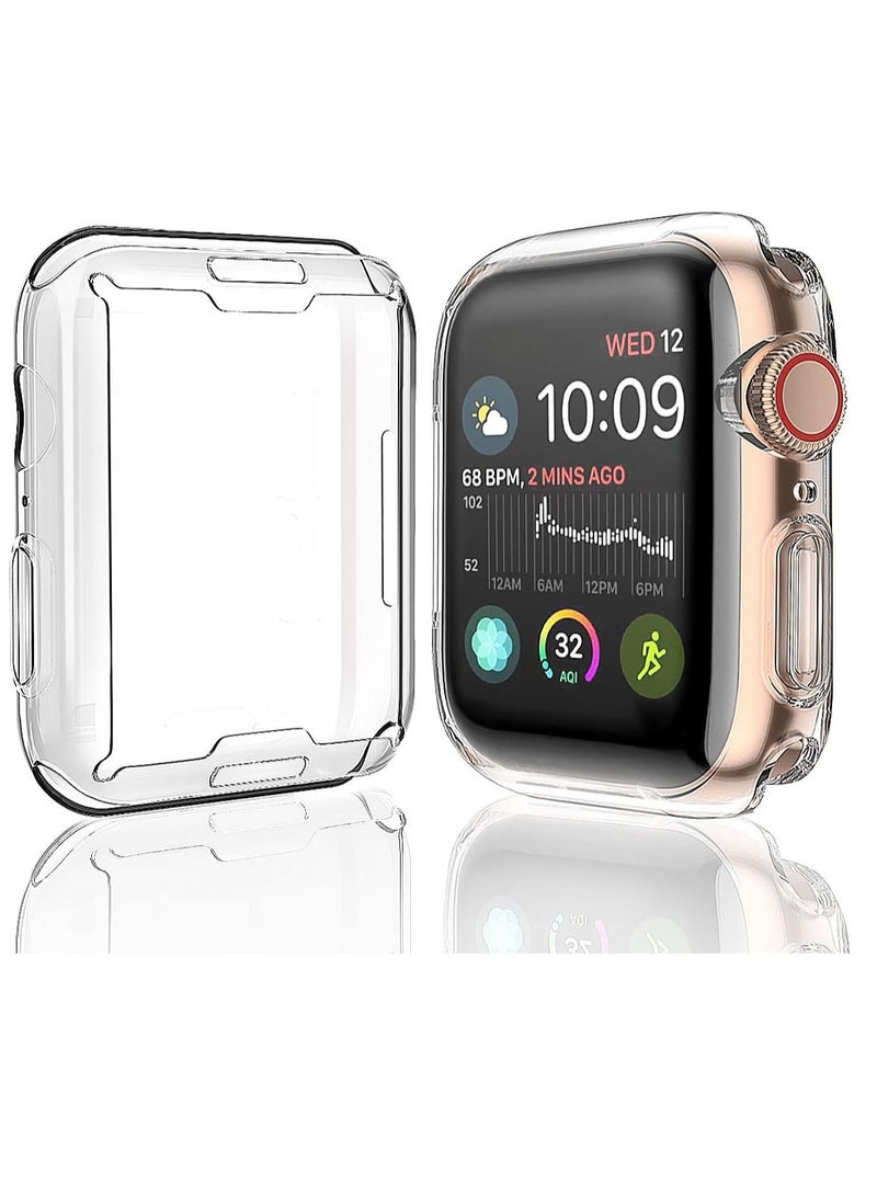 watch series 7 45mm soft slim fit tpu case cover anti-scratch shockproof case  - Image 1