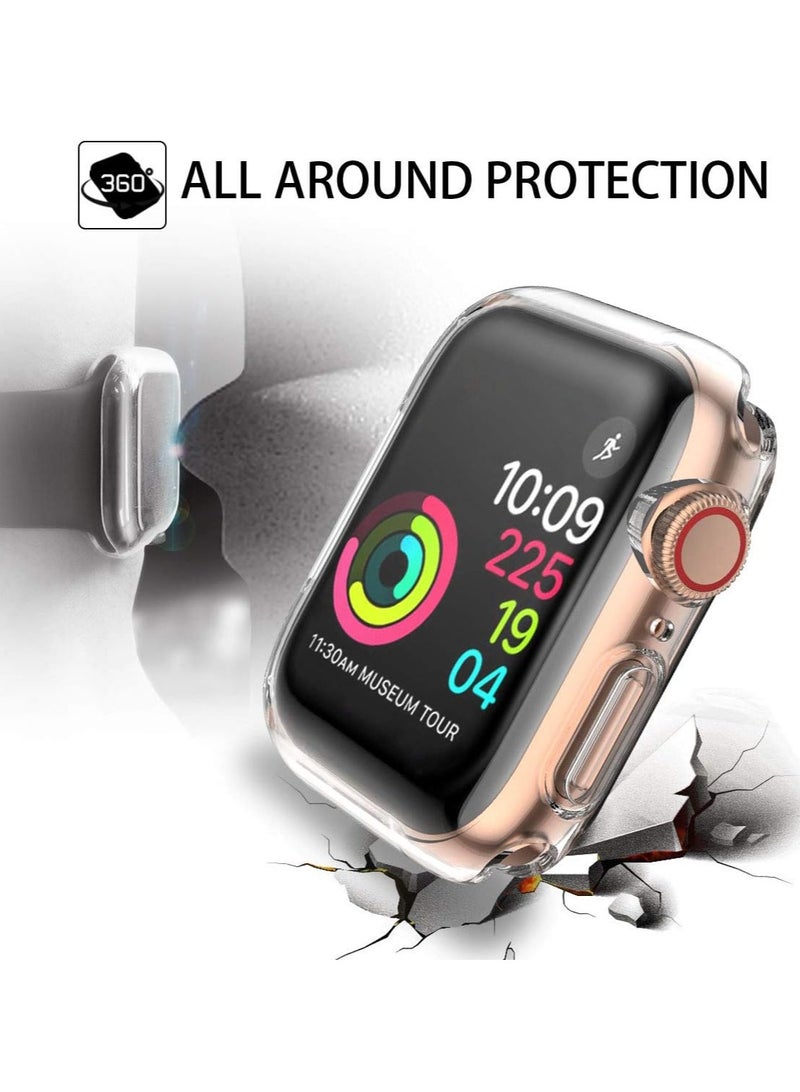 watch series 7 45mm soft slim fit tpu case cover anti-scratch shockproof case  - Image 2