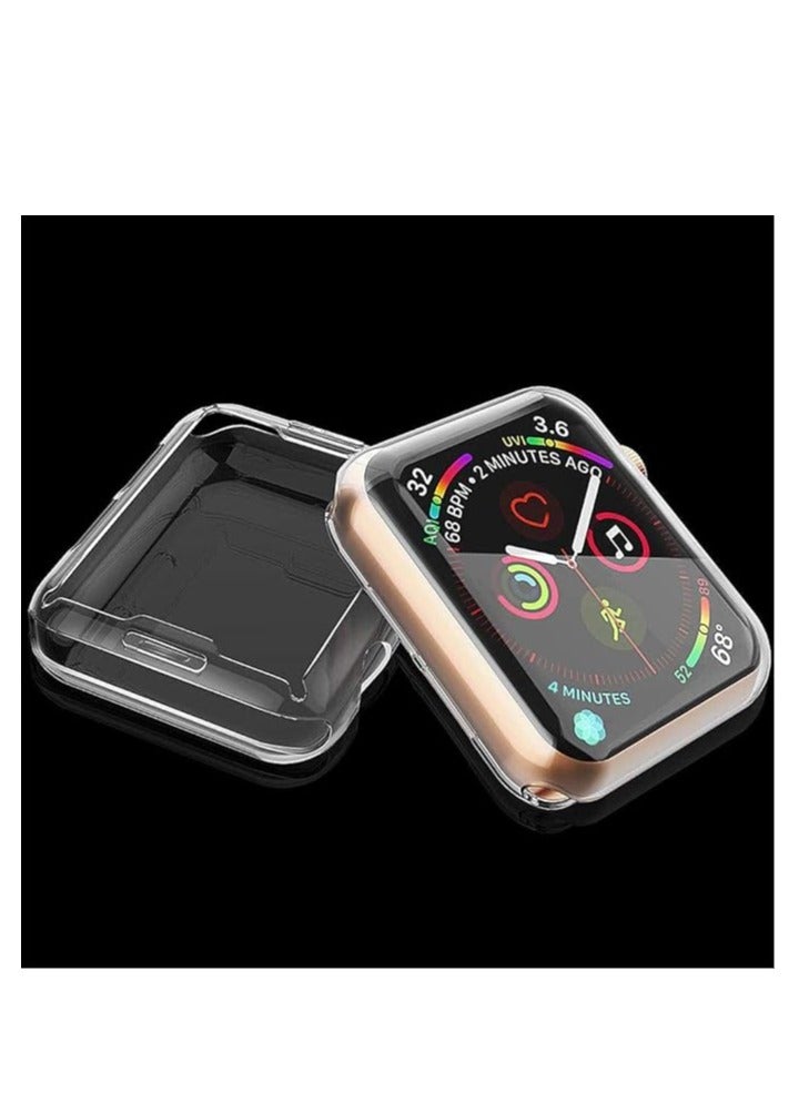 watch series 7 45mm soft slim fit tpu case cover anti-scratch shockproof case  - Image 3