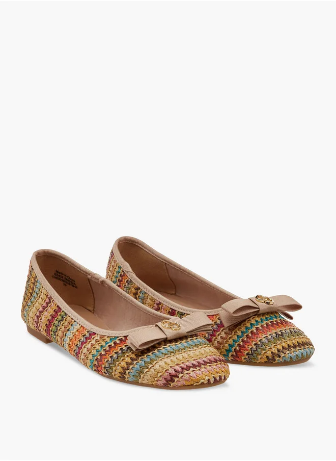 سيليست Bow Accent Slip-On Ballerina Shoes