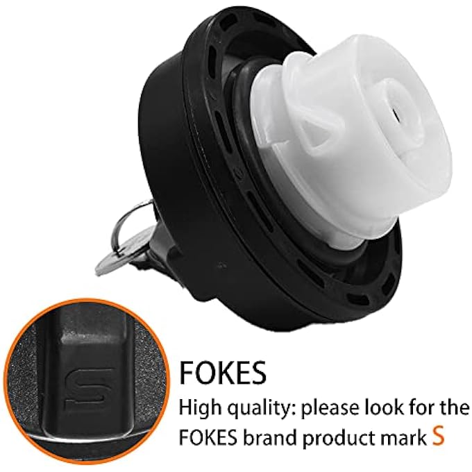 fokes MAKINGTEC Locking Gas Cap Lock Fuel Cap Compatible for Dodge Jeep Ram  Challenger Grand Caravan Ram 1500 Cherokee Wrangler TJ LJ JK JKU JL JLU JT  05278655AB 5278655AB - Image 3