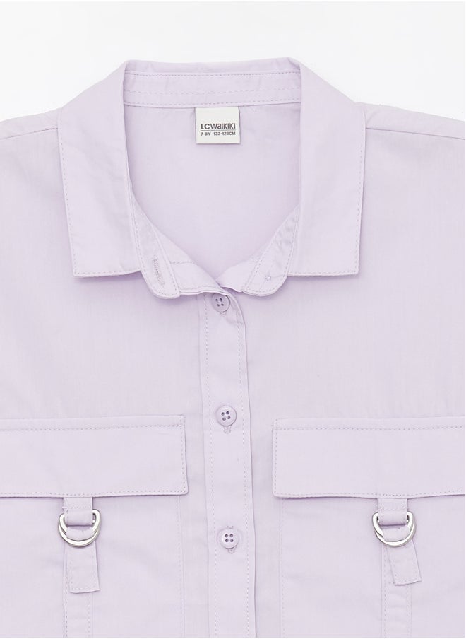LC WAIKIKI - Basic Short Sleeve Girls' Crop Shirt - Image 1