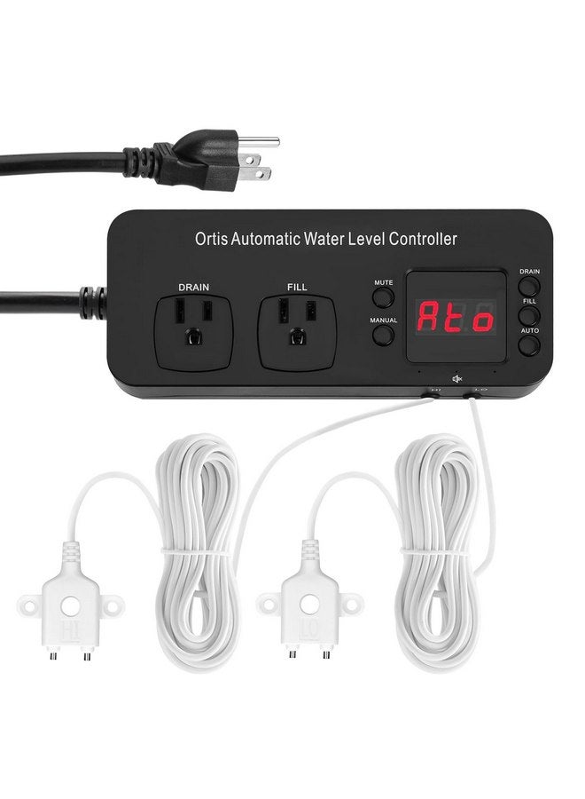 Ortis Auto Top Off System, Oritis Water Refiller Water Level Controller Automatic Water Change for Aquarium Fish Tank Swimming Pool Saltwater Freshwater, Sump Pump Pits - Image 1