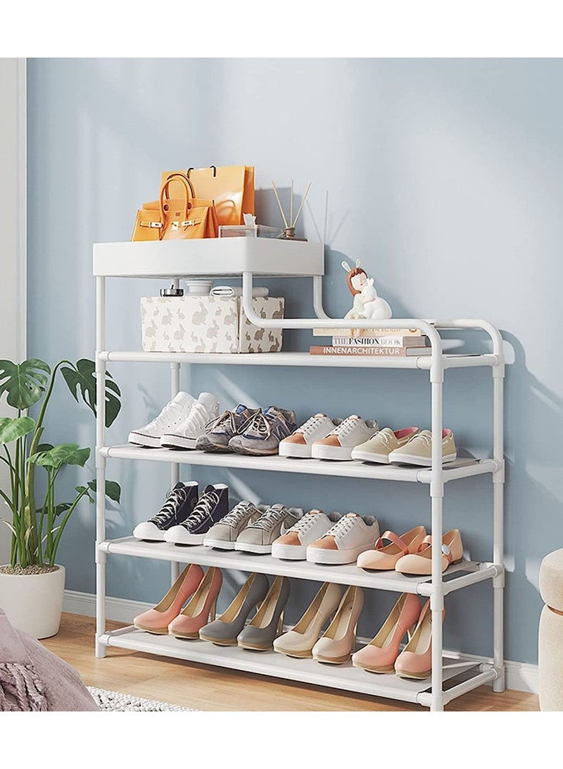 Generic Shoes Rack - Multi-Layer Household Shoe Cabinet For Shoes - 4 Layered Metal Books, Keys, Bags, Towels And Other Household Accessories Organizer  - Image 1