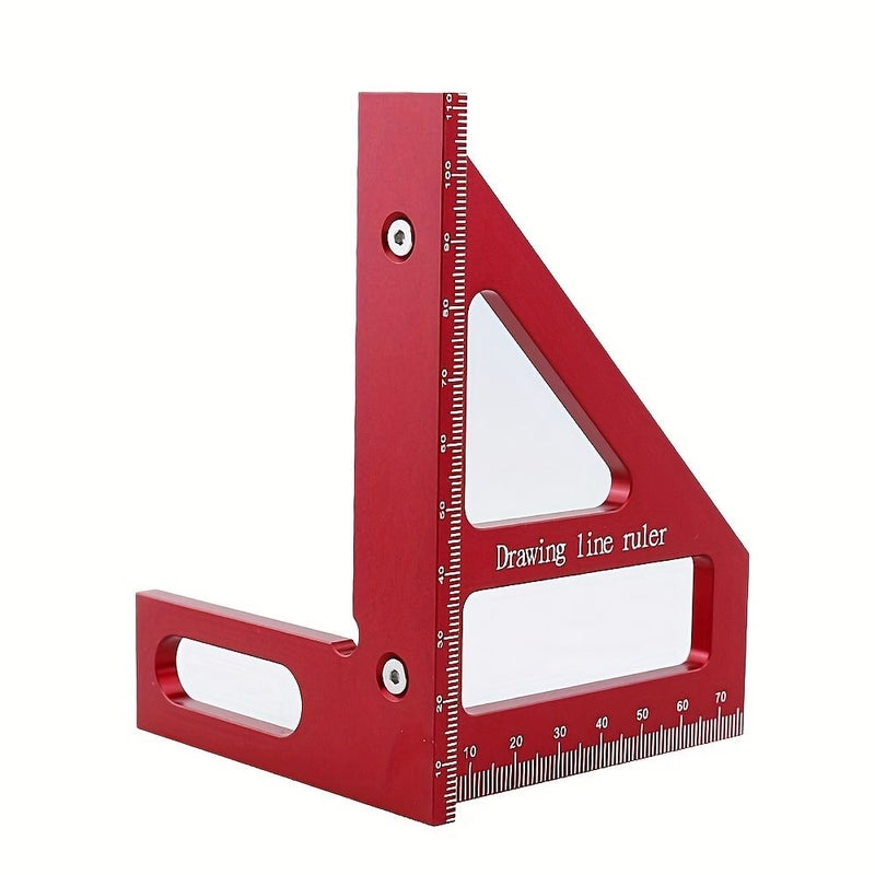 Multi Angle Measuring Ruler High Precision 45 90 Degree Woodworking Tool Inch - Image 5