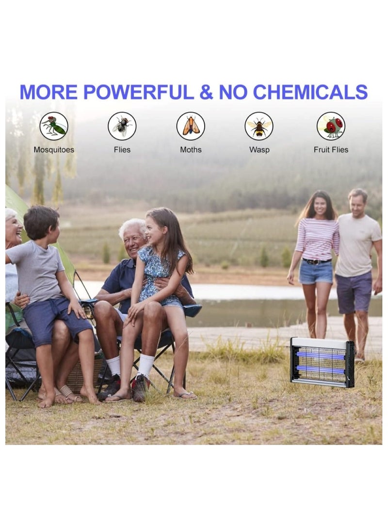 Advanced 20W Mosquito Killer Lamp – Effective Coverage up to 80m² White Small - Image 3