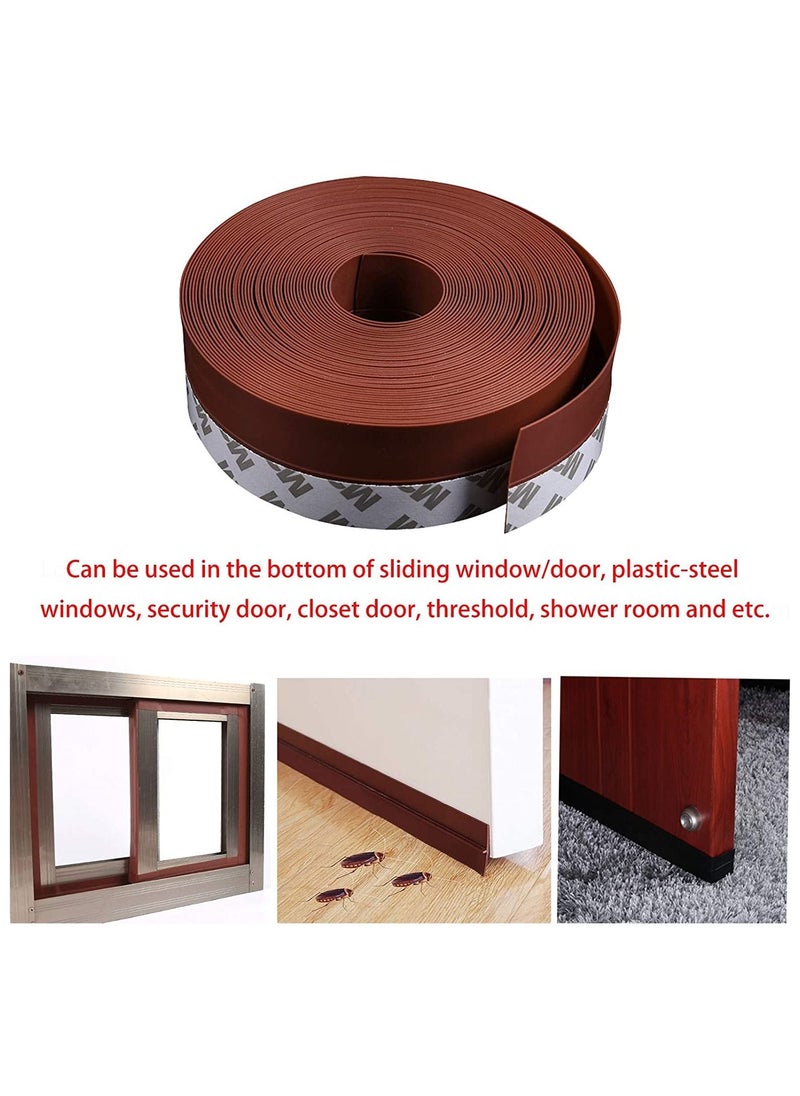 Generic - 2-Piece 10M Weather Stripping Door Seal Strip,Silicone Sealing Sticker Adhesive - Image 1