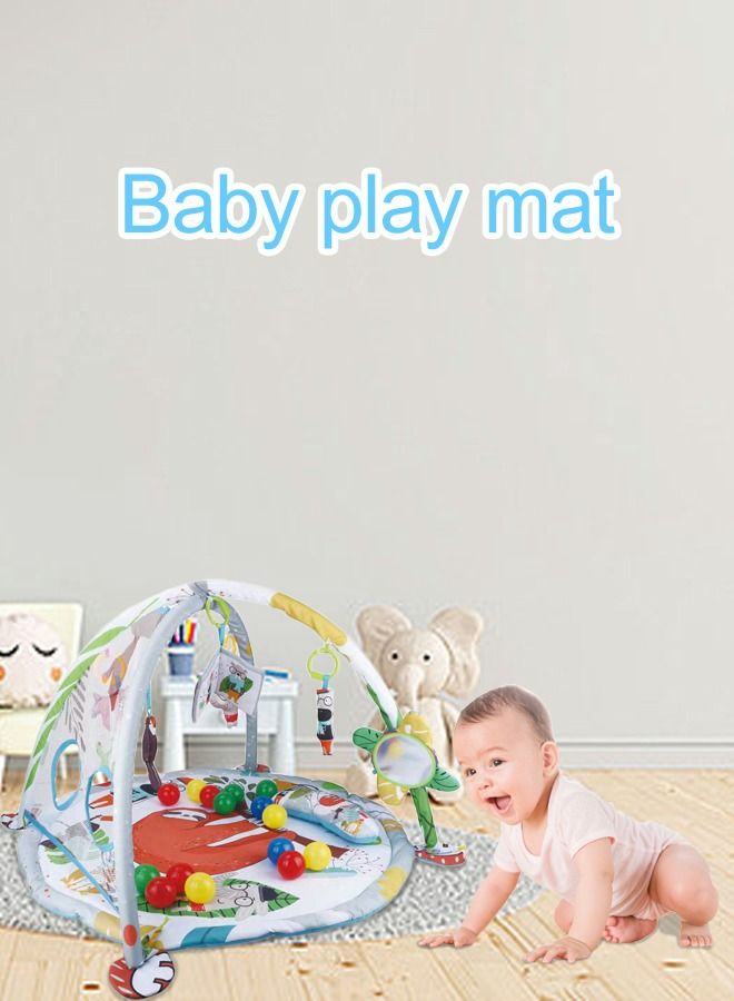 JSAITOYS Infant Baby Toddler Education Learn Train Baby Blanket Gym Foldable Fitness Frame Rack Carpet Play Mat Crawl Baby Bed Toys Kids - Image 4