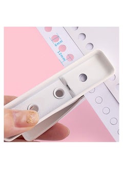 Y&D SYOSI Hole Puncher, 0.25 Inches Single Handheld 20 Sheet Punch Capacity Metal with Skid-Resistant Base for Paper, Chipboard  - Image 5