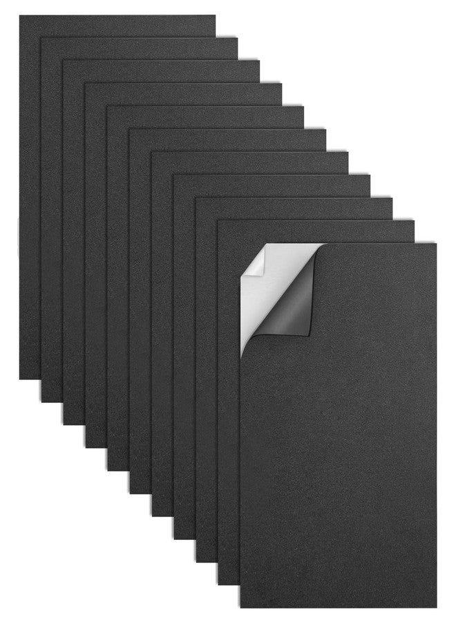 MEARCOOH Self Adhesive Foam Sheets,Black 9x12 Inch 2mm Sticky Eva Foam Paper for Crafts Cardmaking Photo Frames Classroom Scrapbooking Christmas Crafts(10 Sheets) - Image 1