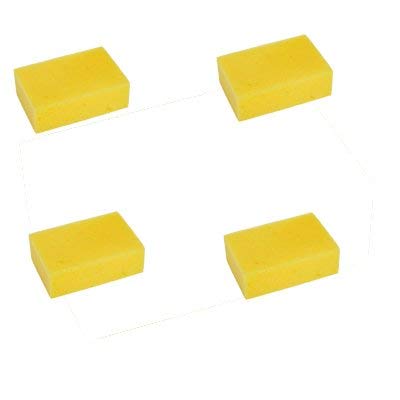 advancedestore Sponge Scrubber or Wipes Super Absorbent Multipurpose Sponge for Washing Cars Walls Windows p Pack of 4 - Image 1