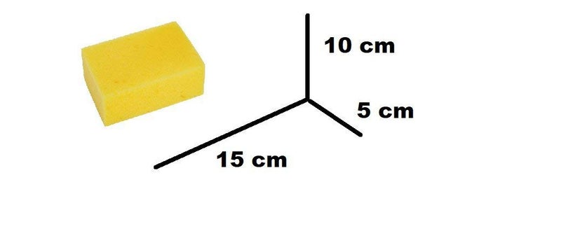 advancedestore Sponge Scrubber or Wipes Super Absorbent Multipurpose Sponge for Washing Cars Walls Windows p Pack of 4 - Image 2