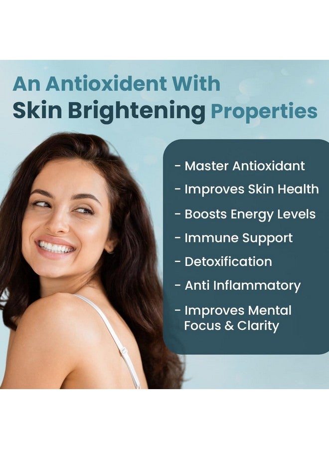 ZEROHARM L-Glutathione Reduced with Vitamin C- Skin Supplement | Dark Spot Reducer| Anti-Ageing | Reduces skin pigmentation | Free Radical Fighter |Radiant andGlowing Skin | 60 Capsules, 300 grams - Image 3
