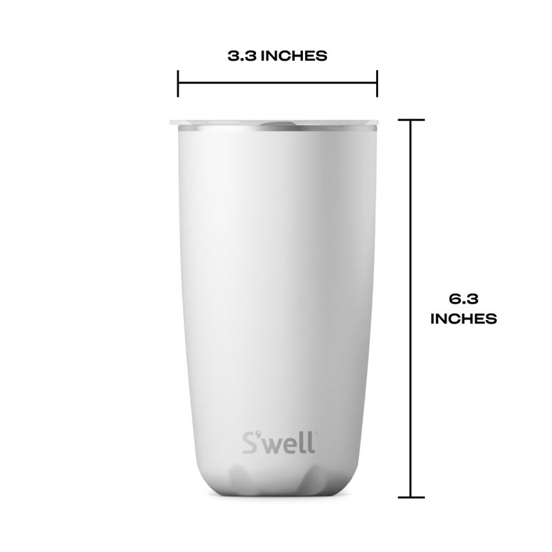 S'well Stainless Steel Tumbler with Slide-Open Lid, 18oz, Moonstone, Triple Layered Vacuum Insulated Containers Keeps Drinks Cold for 12 Hours and Hot for 4, BPA Free - Image 5