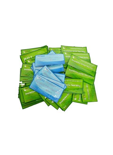50 Ovulation Test Strips and 20 Early Pregnancy Test Strips Combo Rapid HCG Test Fertility Ovulation Predictor Kit