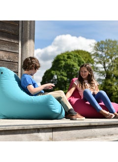 Extreme Lounging Extreme Lounging® - Original Mini Bean Bag for kids - Made in UK - Premium Quality Double Stitched Bean Bag - UV Protected & Waterproof - Small BeanBags Chair - Ideal for Indoor & Outdoor Use - Royal  - Image 4