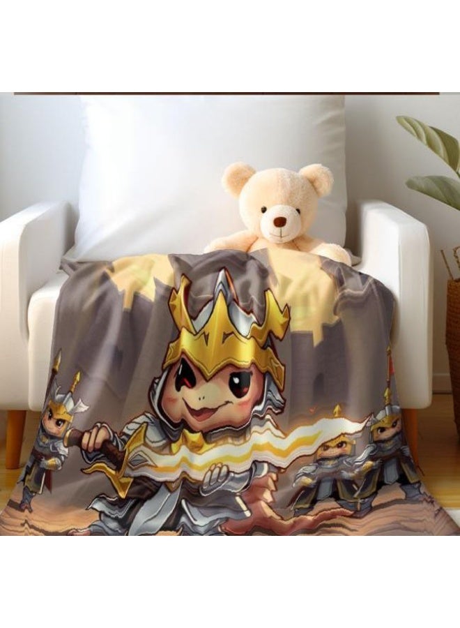 general Children's or student cartoon flannel thin blanket (warm and comfortable, suitable for sleep, games) 100cm*150cm - 212 - Image 4