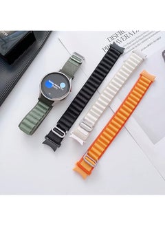erorex Nylon Watch Band Compatible With Samsung Watch 5 Pro 45Mm Galaxy Watch 5 40Mm 44Mm Galaxy Watch 4 40Mm 44Mm Watch 4 Classic 42Mm 46Mm Bands Alpine Loop Woven Sport Strap For Men Women  - Image 3