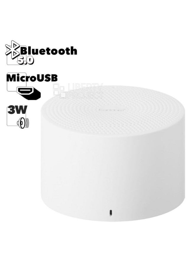 أيرلدوم مكبر صوت إيرلدوم ET-A23 بلوتوث، BT 5.0، مكبر صوت لاسلكي محمول بقوة 3 وات، أبيض - Image 4