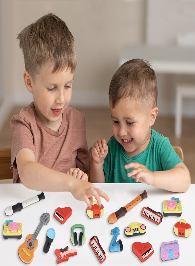 Cllayees - 24 Pcs Erasers for Kids Mini Pencil Eraser Bulk Classroom Prizes Fun Puzzle Erasers for Preschool Elementary Students Back to the School Supplies - Image 5