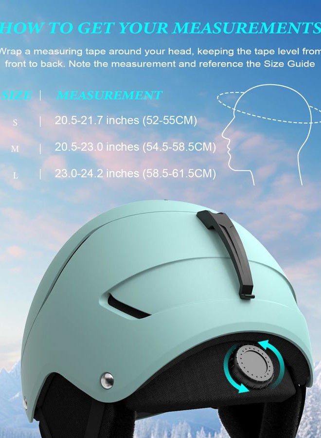 RIOROO Ski Helmet for Women Men, Safety Certified Snowboard Helmet with Shockproof ABS Hard Shell for Adults & Youth - Image 5