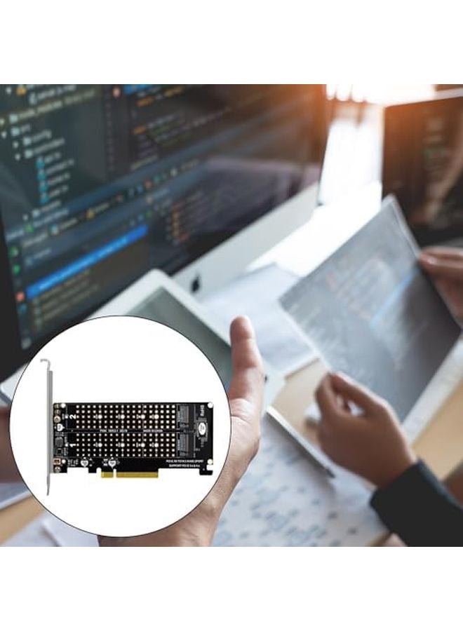 PCI Express X8 to Dual 2 Bay Converter Card for Professional Gaming and Design - Image 3