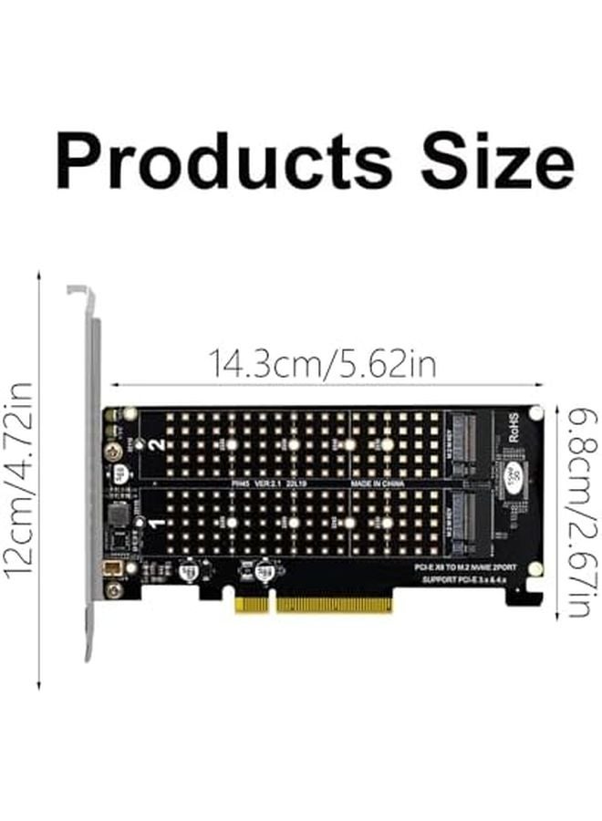 PCI Express X8 to Dual 2 Bay Converter Card for Professional Gaming and Design - Image 4