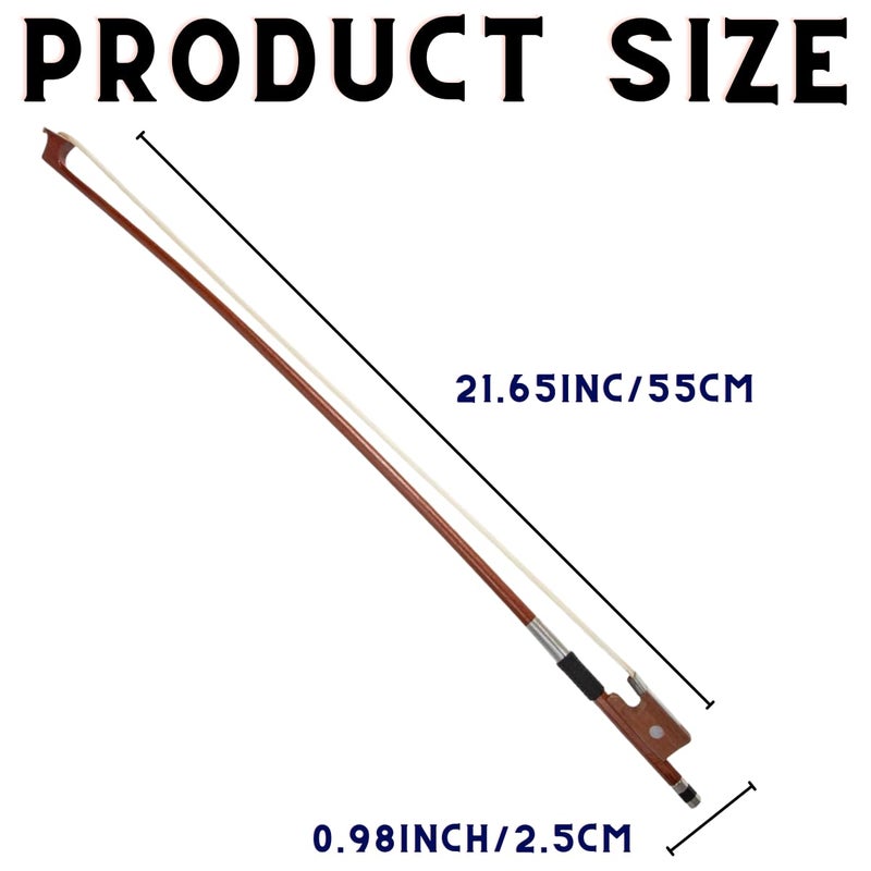 Device Of Urban Infotech Violin Bow 4/4 Violin Bow Brazil Wood Violin Bow with Natural Horsehair Violin Bow for Violins - Image 3