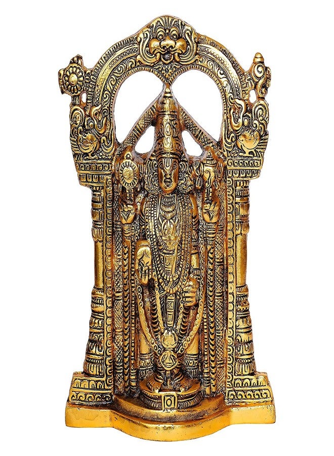 CHHARIYA CRAFTS تمثال تشاريا كرافتس تيروباتي بالاجي، سري فينكاتيسوارا، قطعة ديكور روحانية للمنزل - 24 سم - Image 2