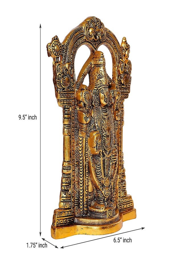 CHHARIYA CRAFTS تمثال تشاريا كرافتس تيروباتي بالاجي، سري فينكاتيسوارا، قطعة ديكور روحانية للمنزل - 24 سم - Image 4