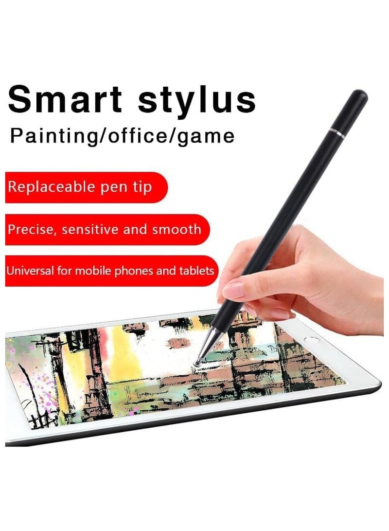 جي باور قلم رصاص سعوي 2 في 1 من G-Power عالي الحساسية برأس دقيق مع غطاء مغناطيسي عالمي لأجهزة Apple وiPhone وiPad Pro وMini وAir وAndroid وMicrosoft وSurface وشاشات اللمس الأخرى - أسود - Image 2