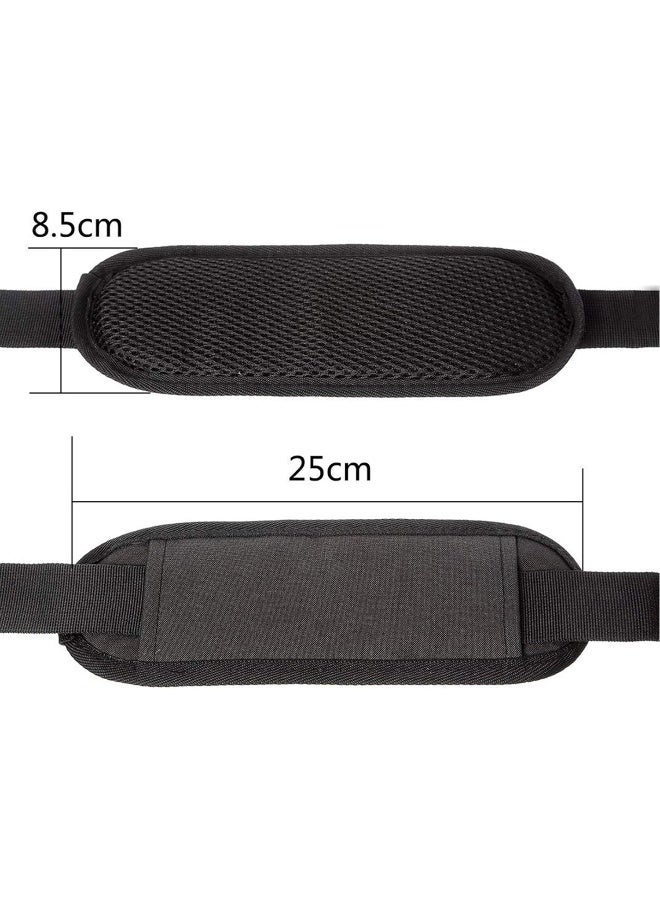 JAKAGO 61" Replacement Shoulder Strap, Padded Long Duffel Bag Strap Universal Adjustable Shoulder Belt with Metal Hooks and Non-Slip Pad for Briefcase Pet Carrier Bag Tool Laptop Camera Bagï¼ˆBlackï¼‰ - Image 3