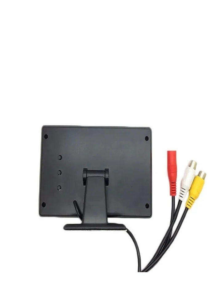 شاشة عرض شاملة مقاس 4.3 بوصة تركب على السيارات فوق الطبالون مفيدة لرؤية عند الرجوع  الخلفي عبر الكاميرا او كاميرة القيادة الامامية عالية الدقة والسطوع والتباين سهلة التركيب - Image 3