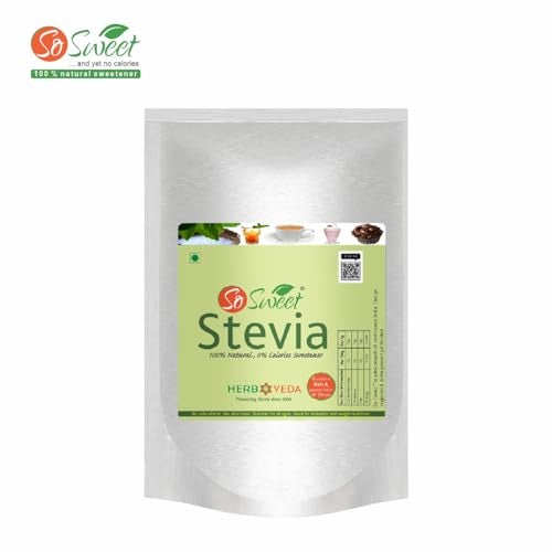 So Sweet Stevia 750g Spoonable Powder - 100% Natural, Sugar-Free Sweetener, Ideal for Cooking & Baking, Pack of 3 (250g Each), Perfect for Diabetics & Keto Diets, Low-Calorie & Healthy Alternative - Image 2