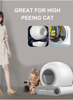 Automatic Cat Litter Box Intelligent Cat Litter Box Self Cleaning Cat Litter Box with APP Control 48*51.6*50.5cm - pzsku/Z7E155A4C990095AA1D57Z/45/_/1731250624/9b92bfb4-2e83-459d-afea-4ec582d787d2