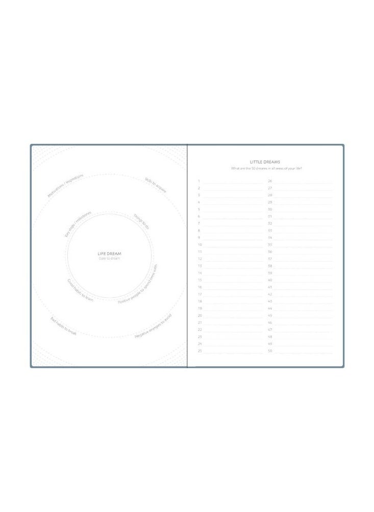 Collins - Collins Dream Planner 2025 Diary B5 Week to View and Monthly Journal - Lifestyle Planner and Organiser for Productivity and Goal Setting - January to December - Weekly - Stone Blue - DP1B53.60-25 - Image 1