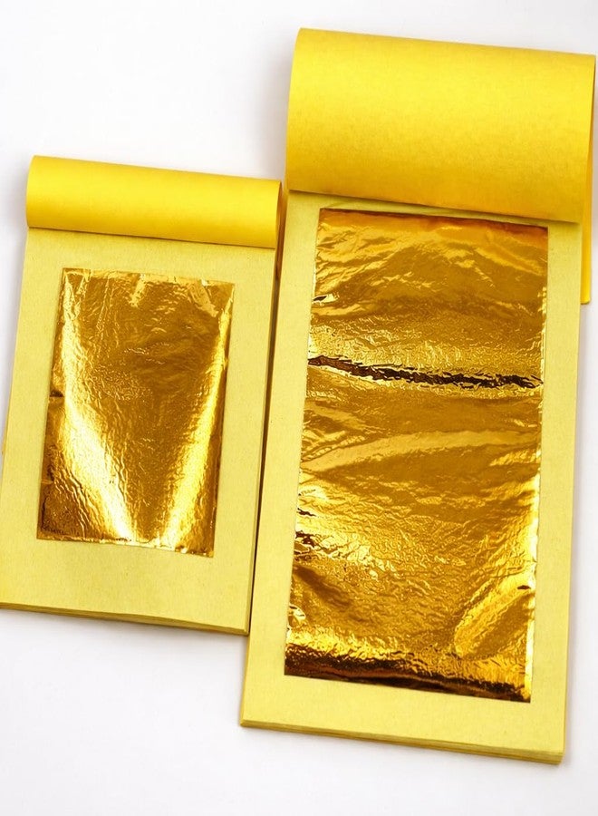 TPWC TANJORE Gold FOILS (4x6) (6x4) Size 25 Sheets booklets for Painting -Gold (6x5) - Image 1